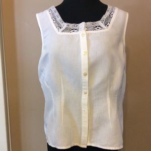 White J Jill summer top